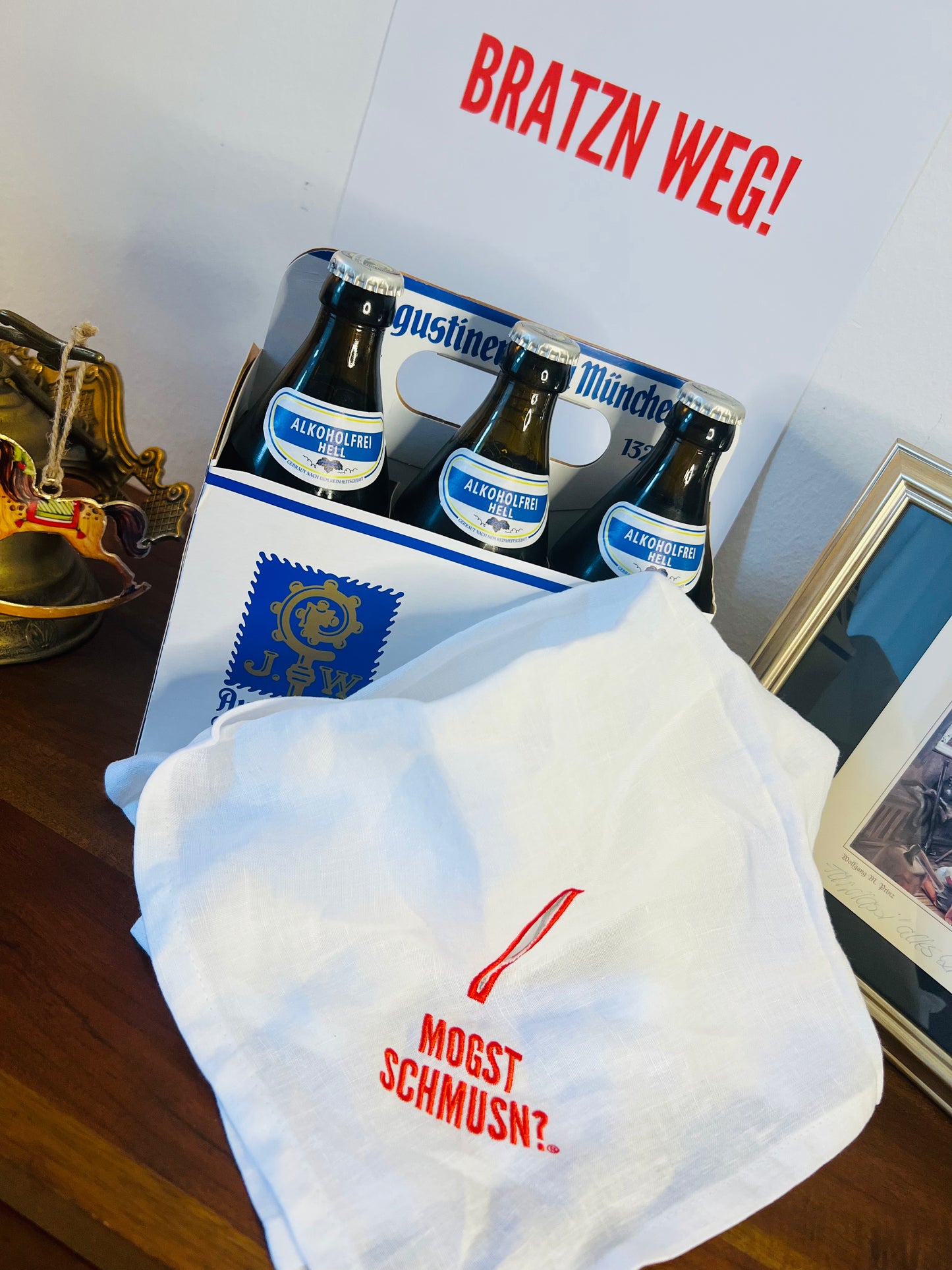 #25 - BECAUSE I GAVE MY LAST AUGUSTINER TO DAD - A1 Poster