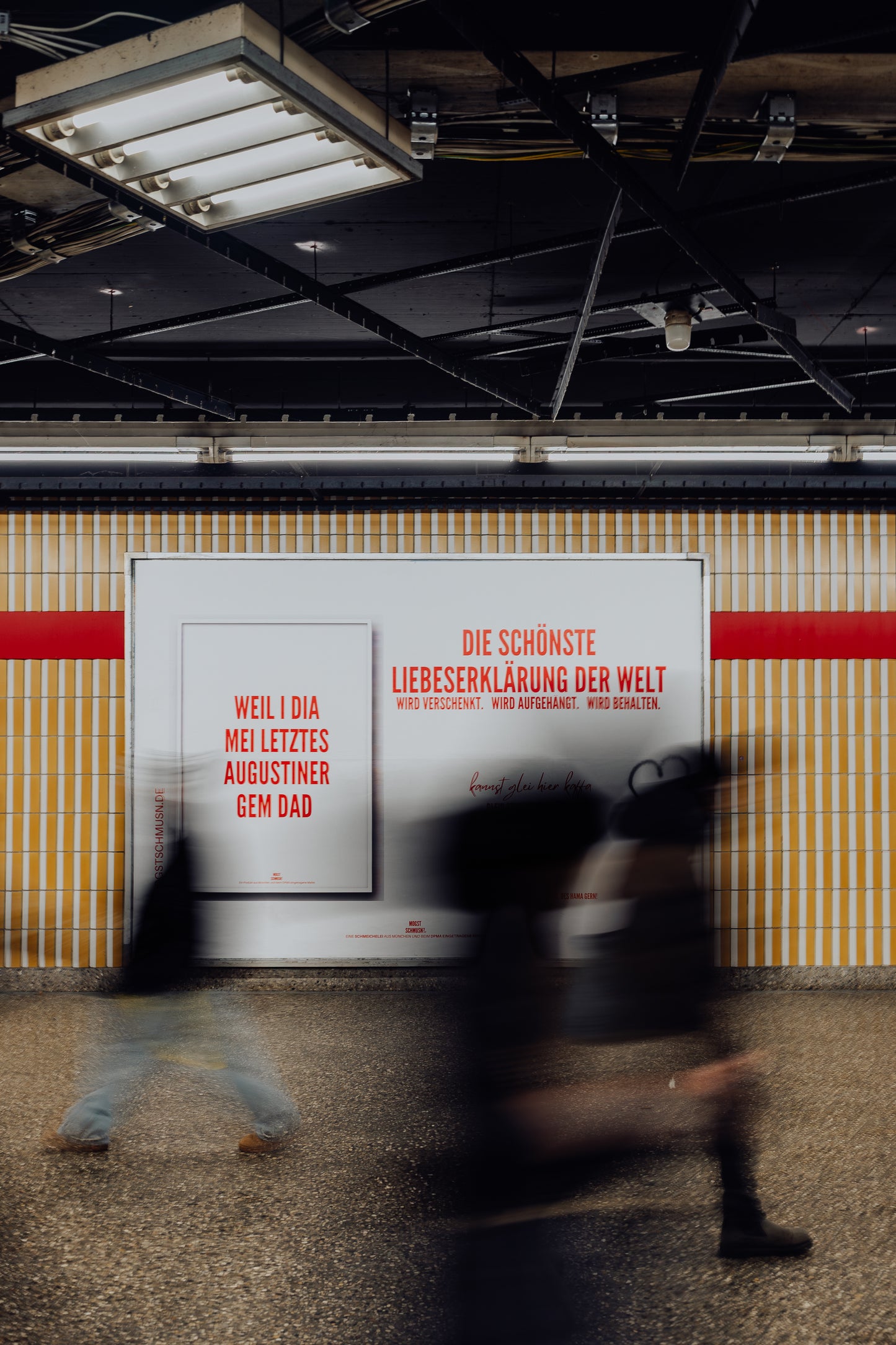 WEIL I DIA MEI LETZTES AUGUSTINER GEM DAD - PLAKATE