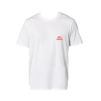 T-Shirt MOGST SCHMUSN?® Rückenprint – WEIL I DIA MEI LETZTES AUGUSTINER GEM DAD