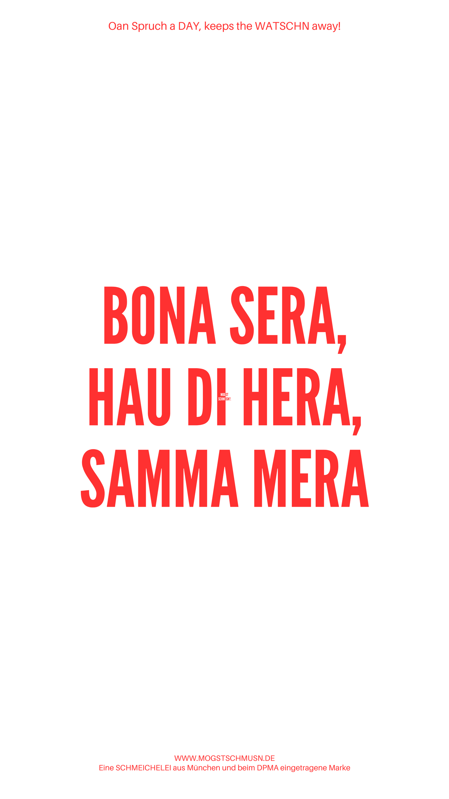 BONA SERA HAU DI HERA SAMA MEHRA