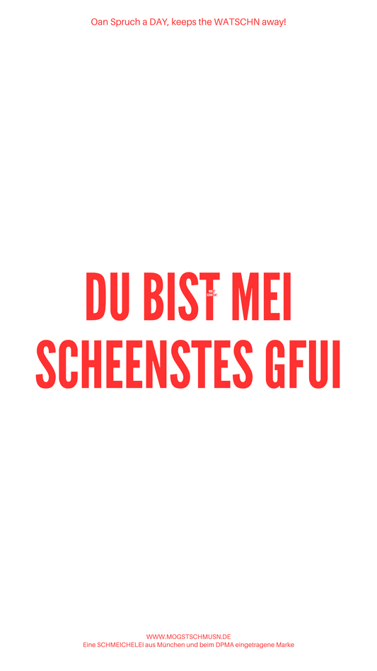 DU BIST MEI SCHEENSTES GFUI