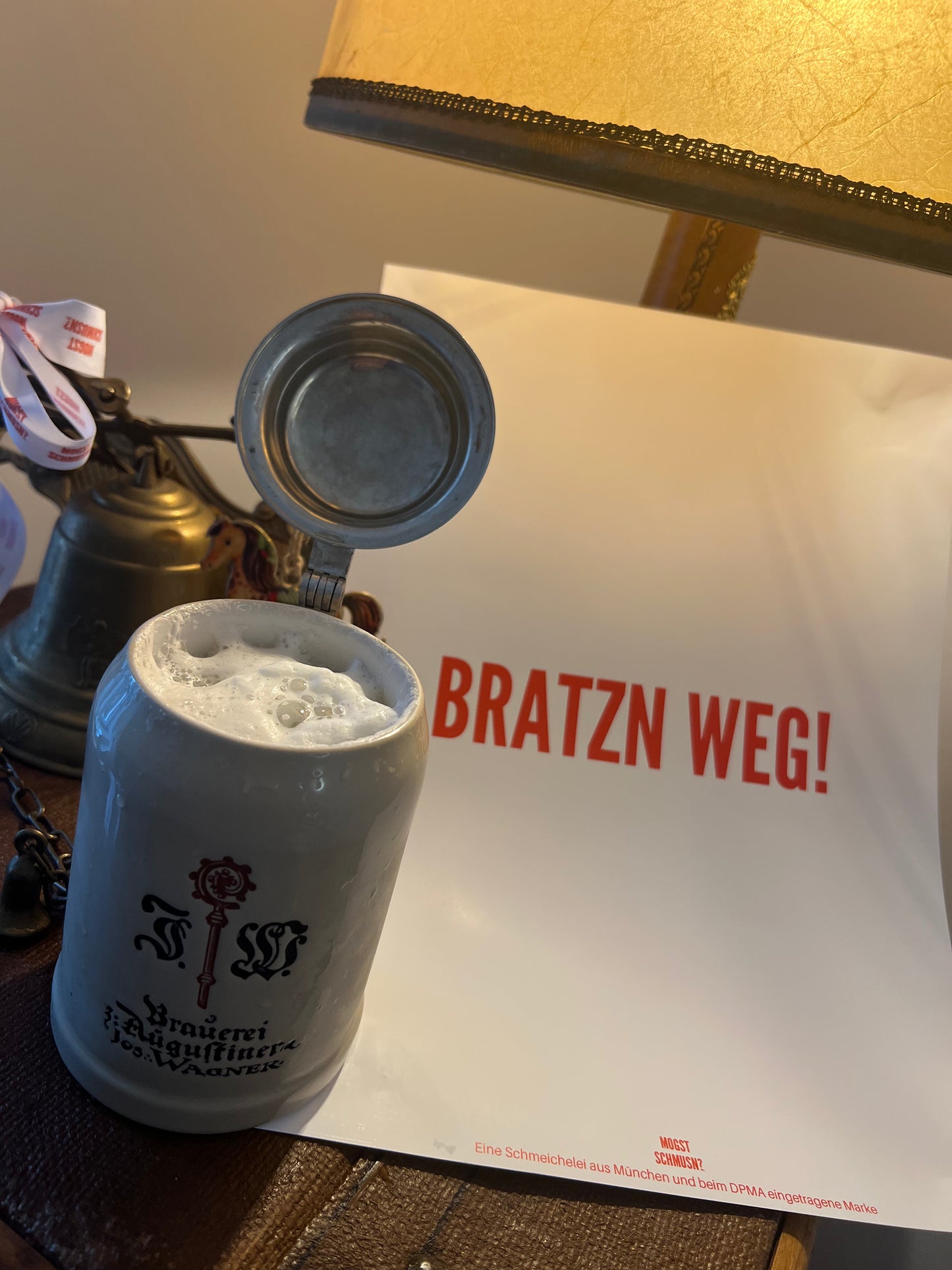 #25 - BECAUSE I GAVE MY LAST AUGUSTINER TO DAD - A1 Poster