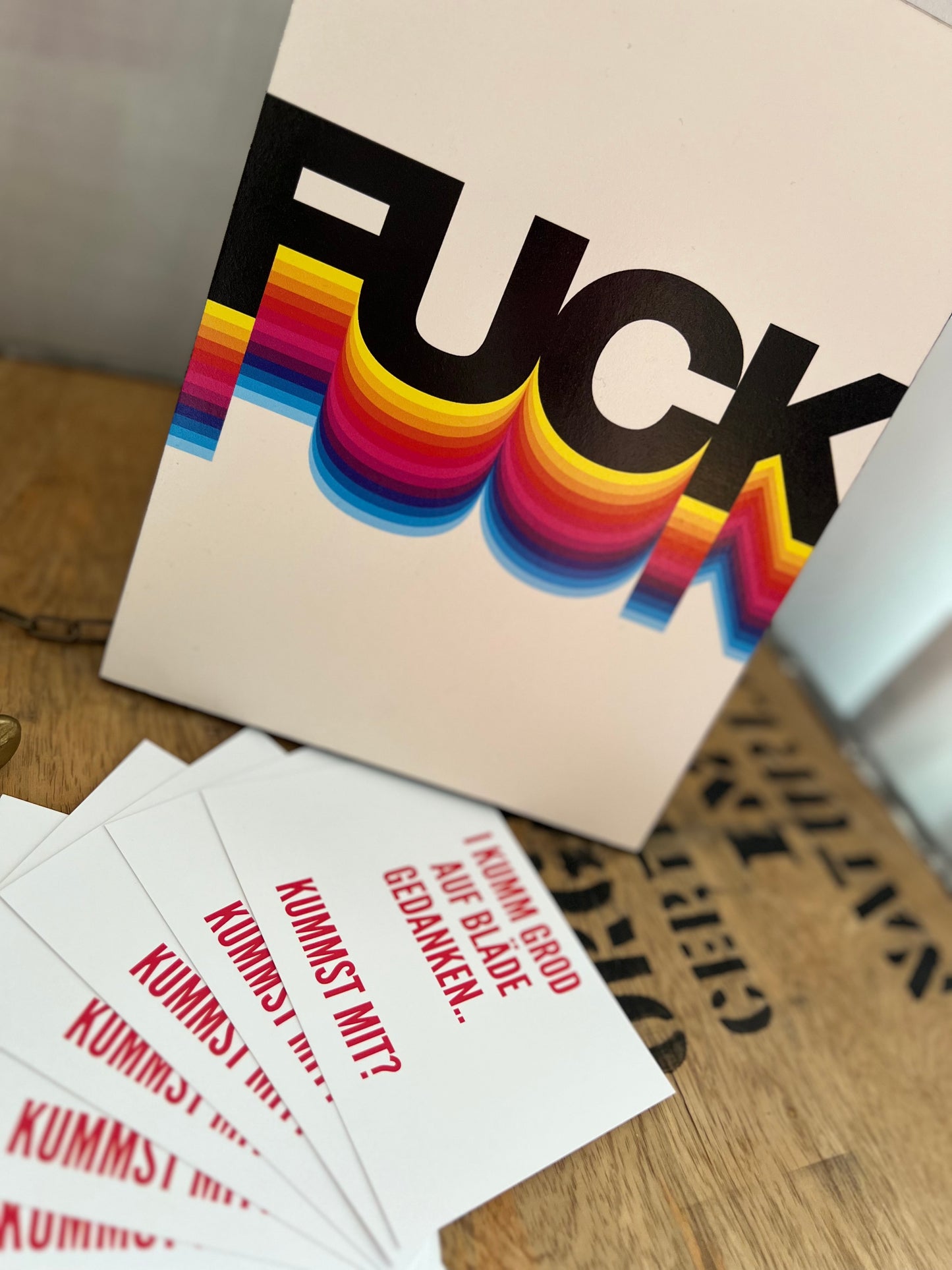 KUMMST MIT? - POSTKARTEN