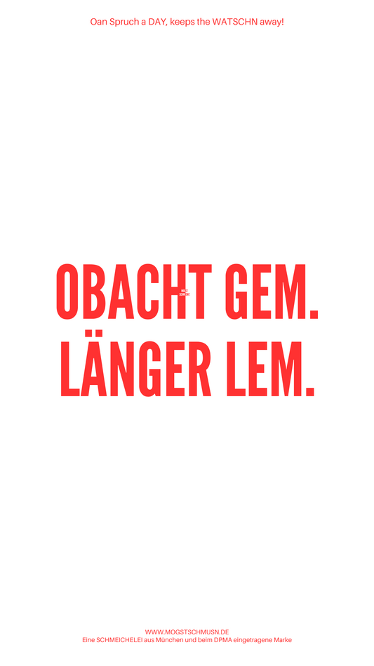 OBACHT GEM. LÄNGER LEM.